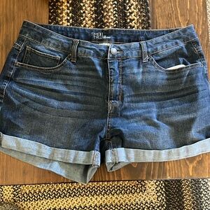 Size 16 time and tru Jean shorts - like new